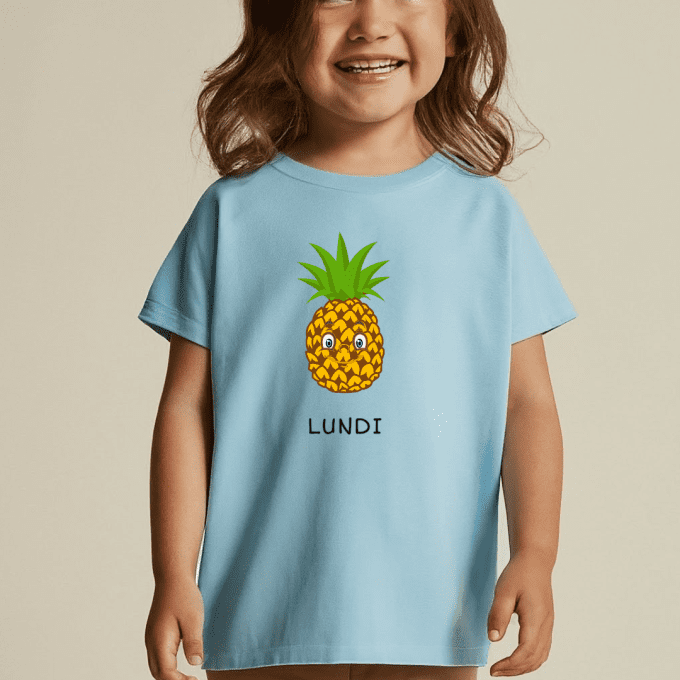 La semaine des fruits - Lot de 7 t-shirts