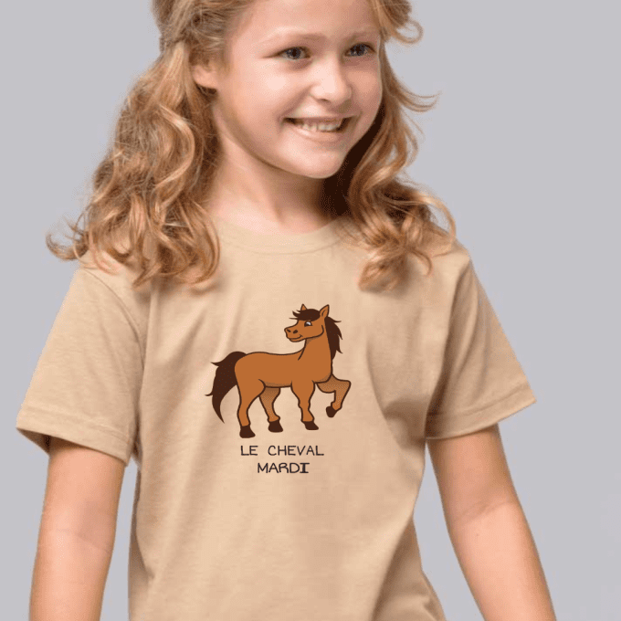 La semaine des animaux - lot de 7 t-shirts