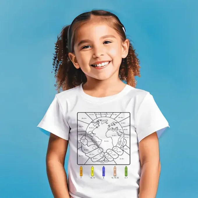 T-SHIRT TERRE | APPRENDRE À COMPTER (4-8 ans)