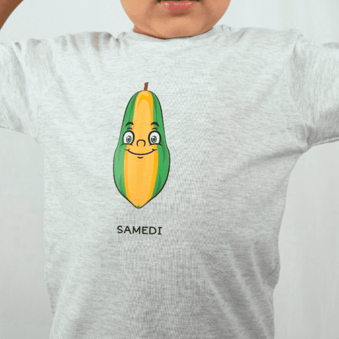 La semaine des fruits - Lot de 7 t-shirts