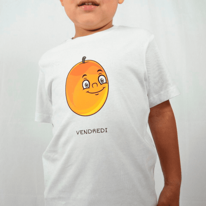 La semaine des fruits - Lot de 7 t-shirts