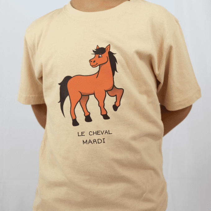 La semaine des animaux - lot de 7 t-shirts