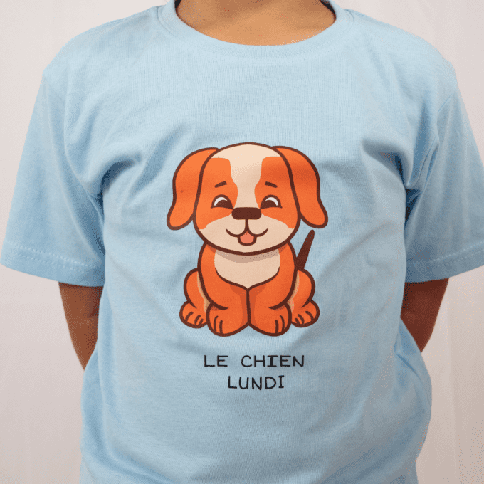 La semaine des animaux - lot de 7 t-shirts