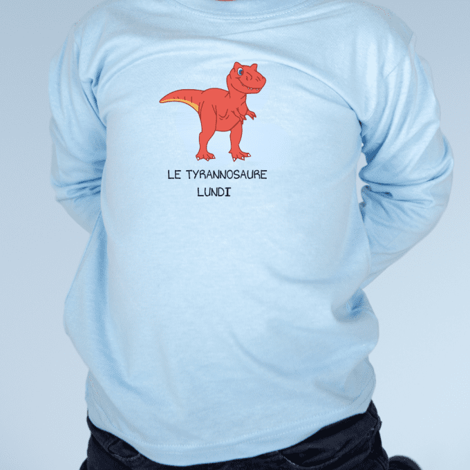 La semaine des dinosaures - lot de 7 t-shirts