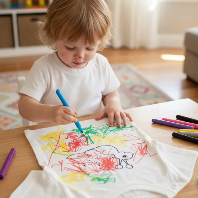 T-shirt à colorier ESCARGOT T-shirt à colorier ESCARGOT